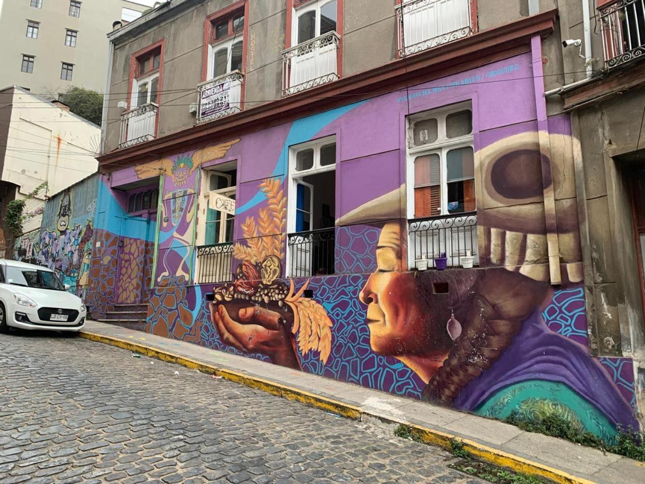 Art Hostel Casa Chaman บัลปาราอีโซ ภายนอก รูปภาพ